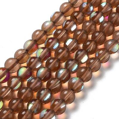 Synthetic Moonstone Beads Strands
