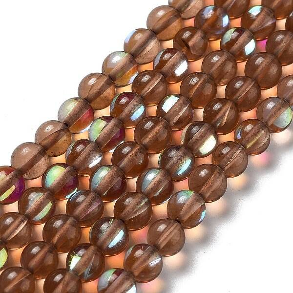 Synthetic Moonstone Beads Strands