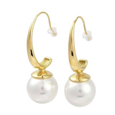 Ion Plating(IP) 304 Stainless Steel Round Dangle Earrings for Women