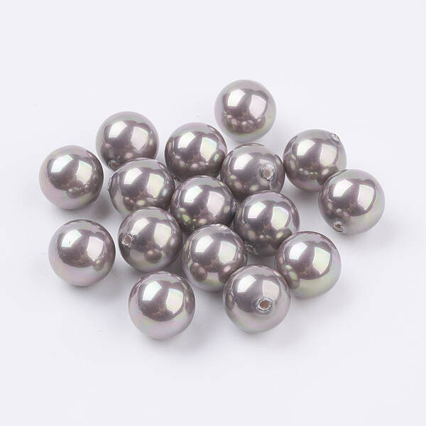 Shell Pearl Half Drilled Beads