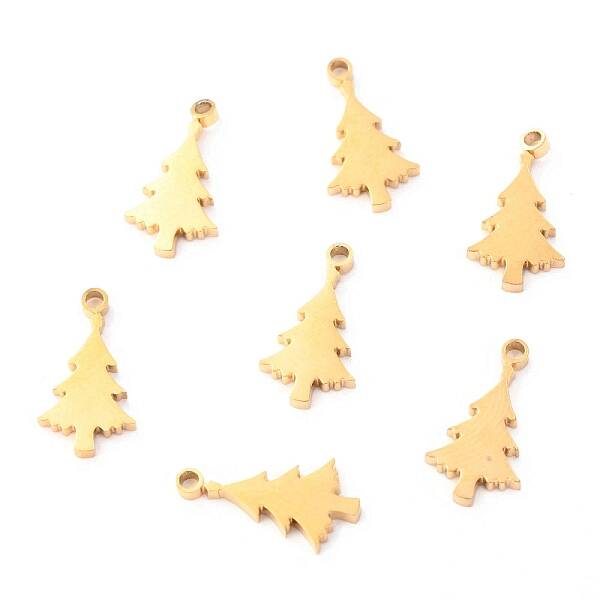 Christmas 304 Stainless Steel Charms