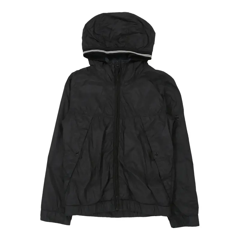 10 Years Stone Island Jacket - Small Black Polyester | Size: small