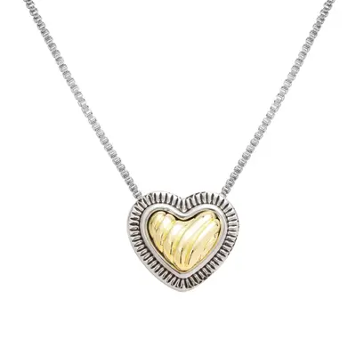 Mytys Anniversary Valentine's Day Heart Shape Pendant Magnetic Necklace for Women Dainty Fashion Layer Stacking Initials Chok...