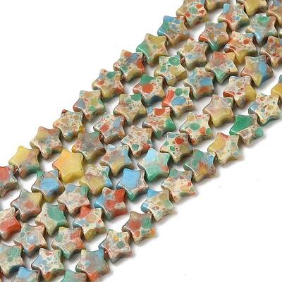 Dyed Synthetic Turquoise  Beads Strands