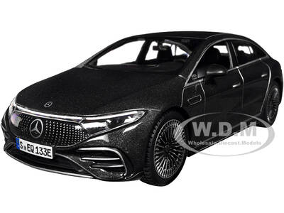 Mercedes-Benz EQS Gray Metallic Special Edition Series 1/27 Diecast Model Car by Maisto
