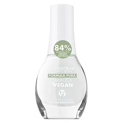 Deborah Pure Formula Vegan Nail Polish 01 - White 8.5 ml
