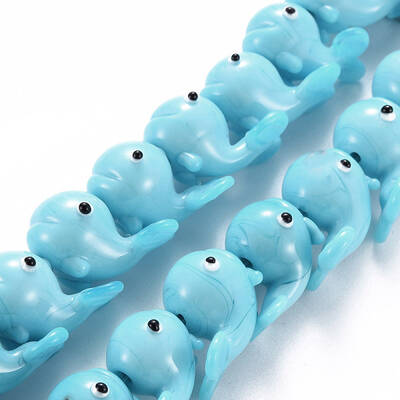 Handmade Bumpy Lampwork Beads Strands