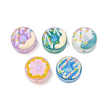 UV Plating Handmade Lampwork Beads