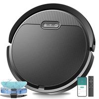 2-in-1 Vacuum Mop Combo, 4000Pa Suction Robot Cleaner, Voice Control & Self-Charging for Pet Hair & Hard Floors Scheduling