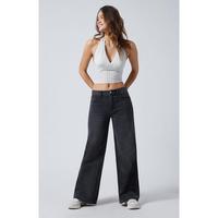 Pacsun Women's Lena Low Rise Super Baggy Jeans Black
