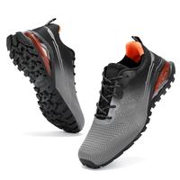 Men's outdoor sports shoes, gradient rendering art shoes, casual fashion off-road shoes, tennis cross-training shoes, autumn ...