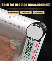 【XIDUODUO TOOL】2 in 1 Angle Finder Ruler with 7 Inch/200mm Angle Measuring Tool for Woodworking/Carpenter/Construction/DI...
