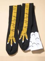 Women's Cartoon Print Socks, Funny Chicken Feet Design Socks, Comfortable Breathable Socks, Trendy Socks