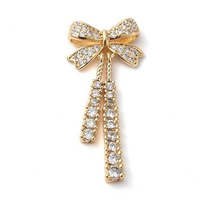 Brass Micro Pave Cubic Zirconia Beads