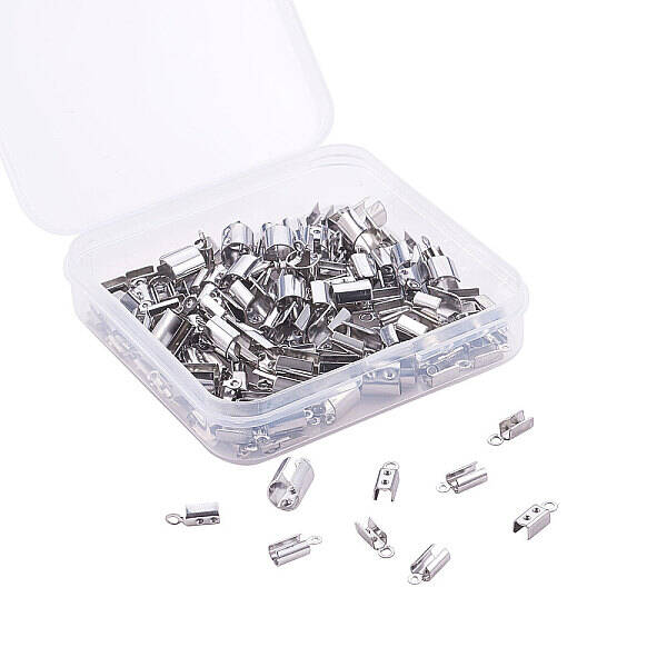 304 Stainless Steel Folding Crimp Ends