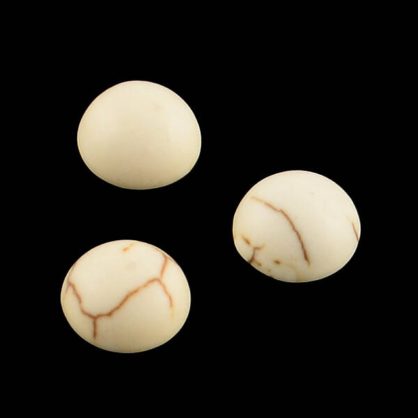 Half Round Magnesite Cabochons