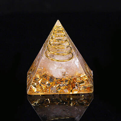 Orgonite Pyramid Resin Display Decorations