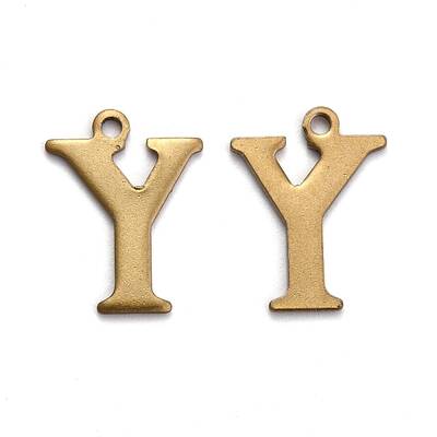 304 Stainless Steel Alphabet Charms