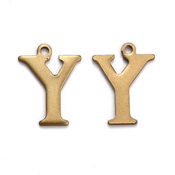304 Stainless Steel Alphabet Charms