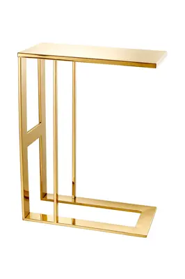 Gold C-Shaped Side Table | Eichholtz Pierre