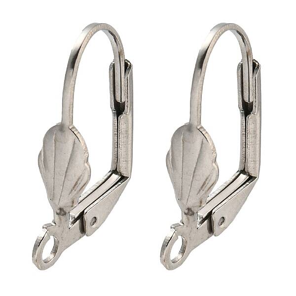 Non-Tarnish 304 Stainless Steel Leverback Earring Findings