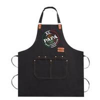 El Papa Más Chingon Stylish BBQ Apron with Bottle Opener for Men Menswear Clothes Uniforms Workwear