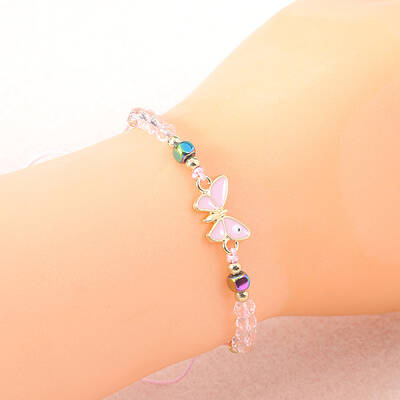 Bohemian Style Glass Braided Bead Bracelets