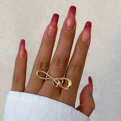 Alloy Open Cuff Rings for Women