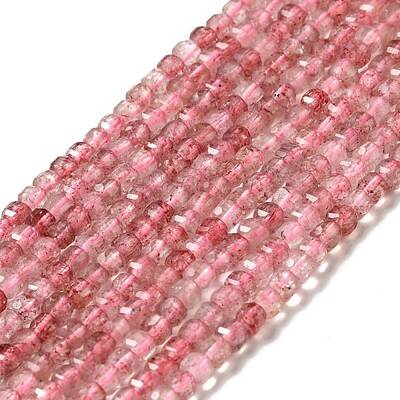 Natural Strawberry Quartz Beads Strands