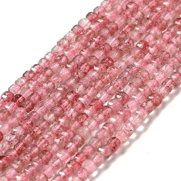 Natural Strawberry Quartz Beads Strands
