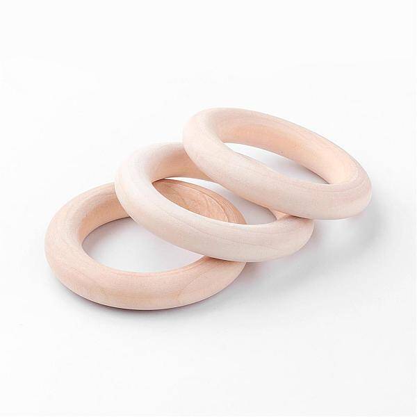 Unfinished Wood Linking Rings