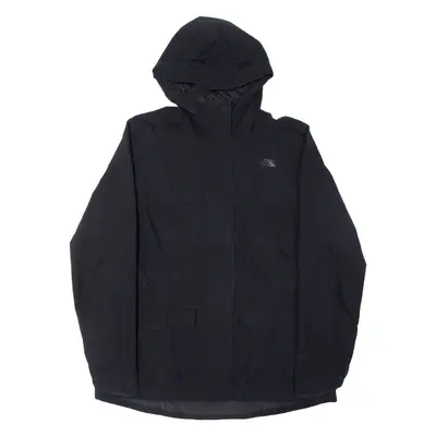 THE NORTH FACE Womens Windbreaker Jacket Black Hooded L