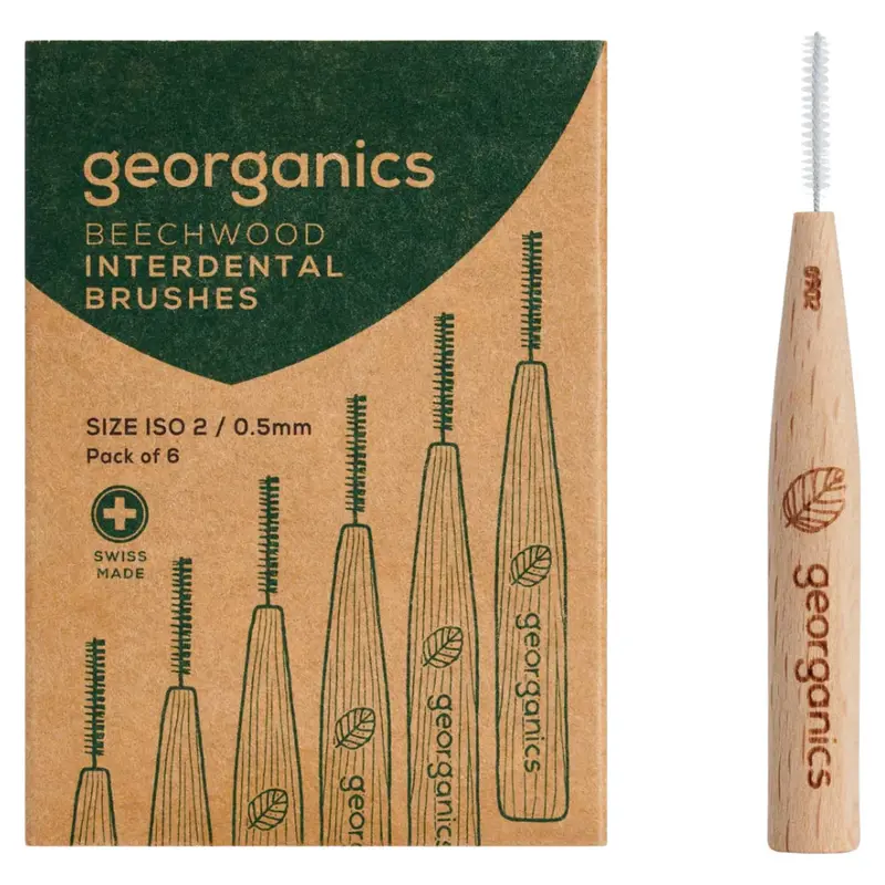 Georganics Interdental brushes ISO 2 (6 pieces)