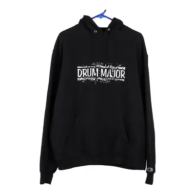 Drum Major Champion Hoodie - Large Black Cotton