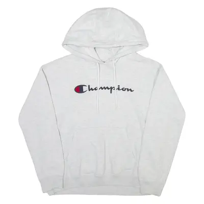 CHAMPION Mens Grey Hoodie M