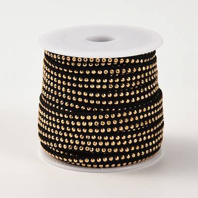 Rivet Faux Suede Cord