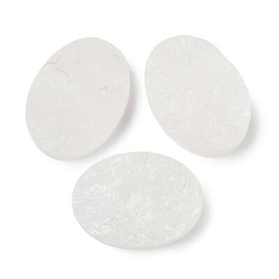 Natural Quartz Crystal Cabochons
