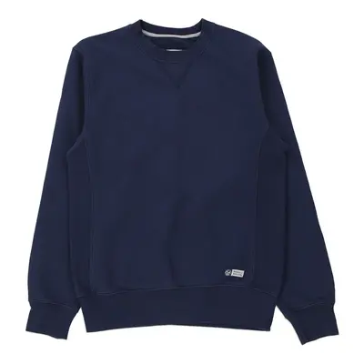 Russell Athletic Sweatshirt - Small Navy Cotton Blend