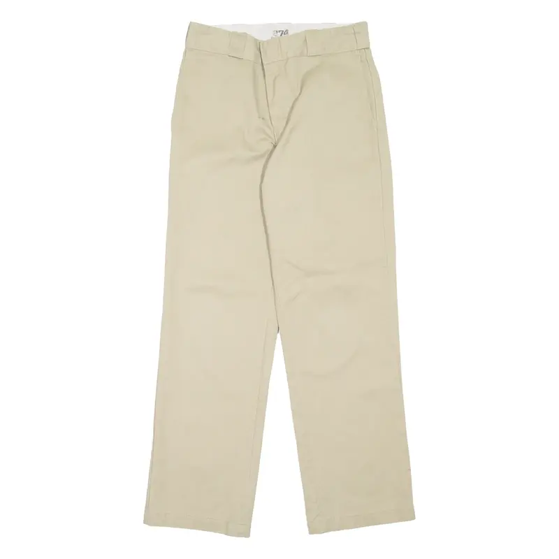 DICKIES 874 Workwear Mens Trousers Beige Regular Straight W30 L30