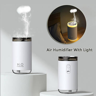 Smoke Ring Jellyfish Humidifier Usb Car Diffuser Warm Night Light For Home Or Car