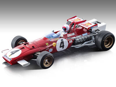 Ferrari 312B #4 Clay Regazzoni Winner Formula One F1 Italian GP (1970) with Driver Figure Mythos Series Limited Edition to 10...