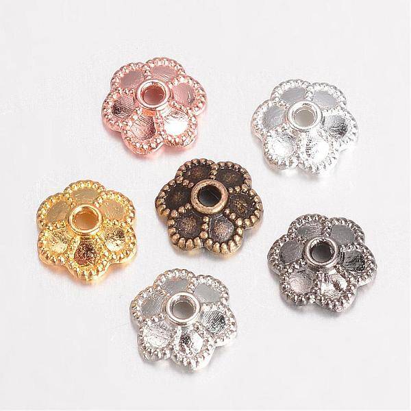 Alloy Bead Caps Enamel Settings