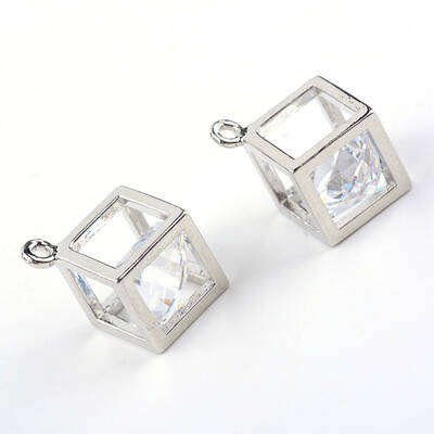 Brass Glass Charms