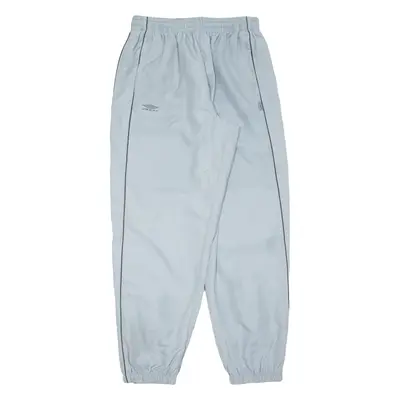 UMBRO Mens Track Pants Grey Tapered XL W30 L32