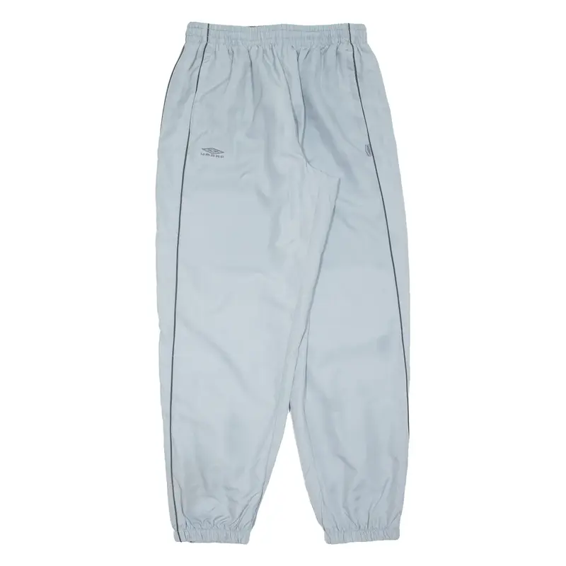 UMBRO Mens Track Pants Grey Tapered XL W30 L32
