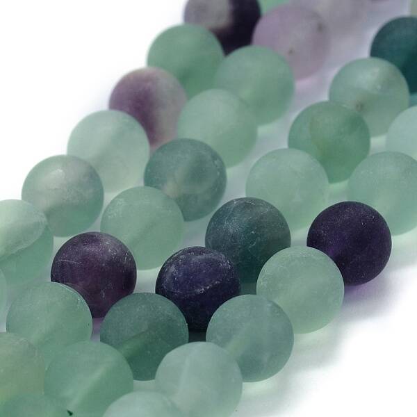 Natural Fluorite Beads Strands
