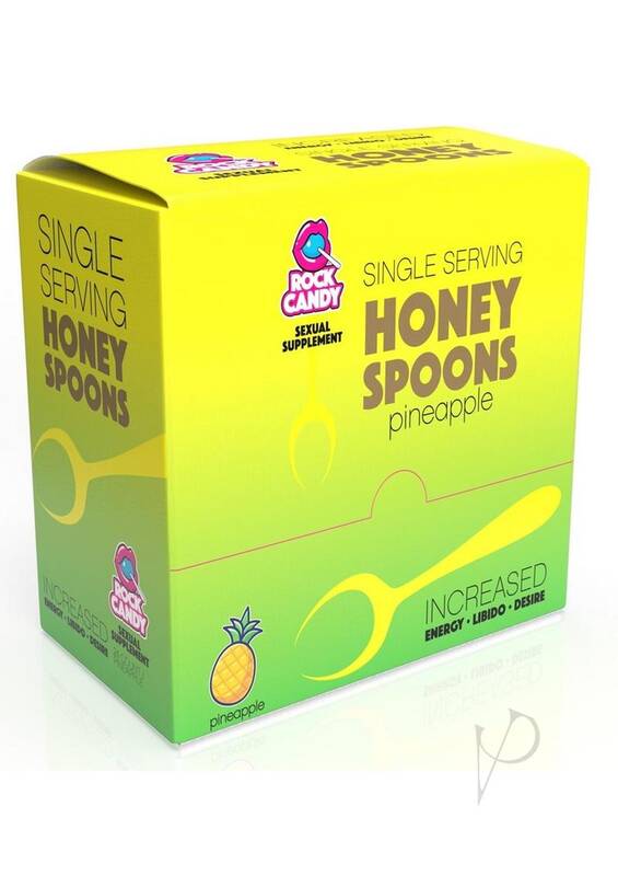 Rock Candy Honey Spoons Pinapple 24/disp