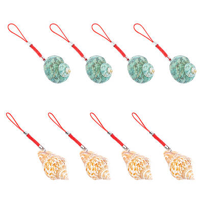 20Pcs 2 Style Polyester Cord Chain Phone Case Chain