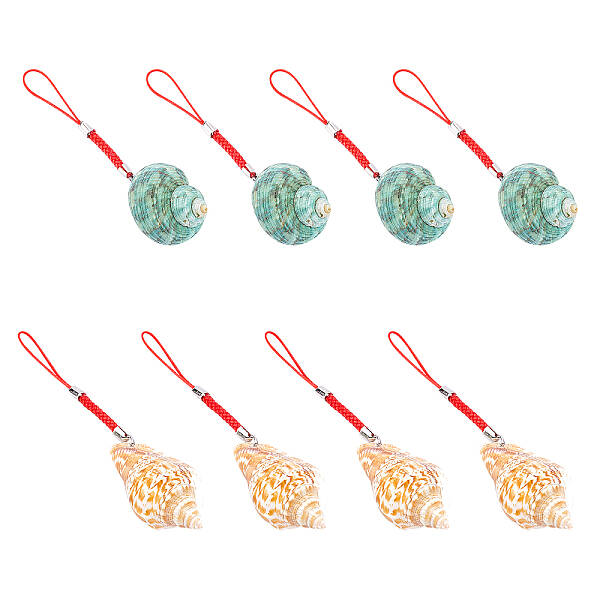 20Pcs 2 Style Polyester Cord Chain Phone Case Chain