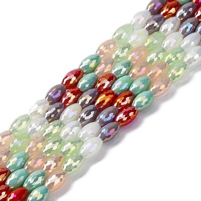 Electroplate & Gradient Color Glass Beads Strands